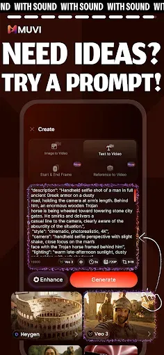 Скриншот 8 — Muvi.Video: AI Видео Мейкер