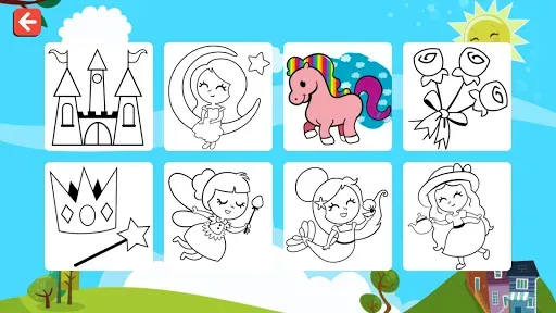 Скриншот 2 — Finger Paint Coloring Book