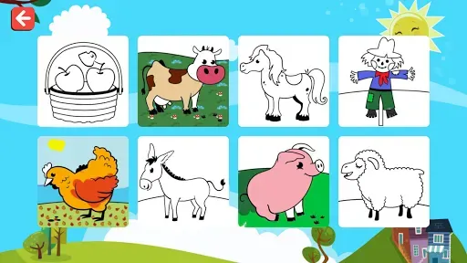 Скриншот 5 — Finger Paint Coloring Book