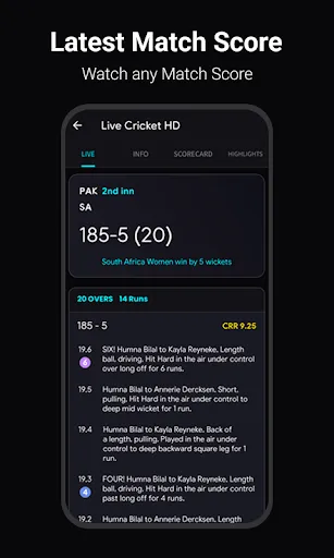 Скриншот 2 — Live Cricket TV Streaming