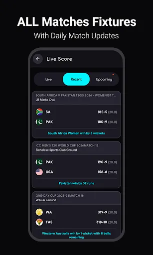 Скриншот 3 — Live Cricket TV Streaming