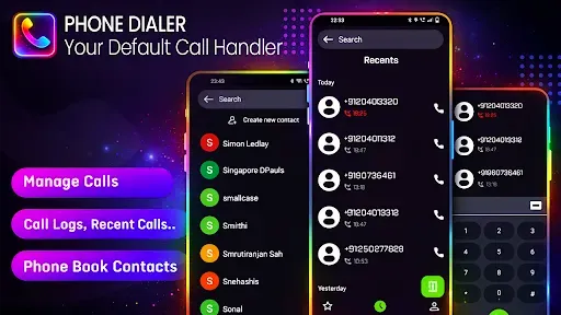 Скриншот 3 — LED Caller Screen Phone Dialer
