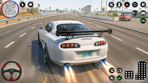 Скриншот 1 — Car Drifting & Racing Games 3d