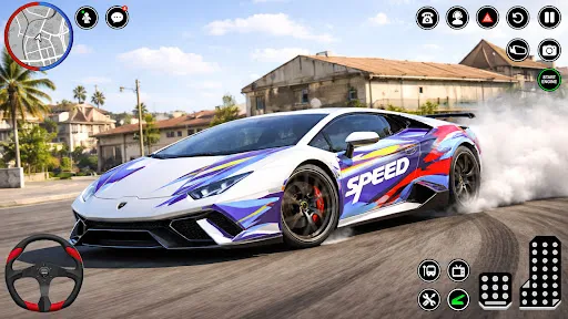 Скриншот 3 — Car Drifting & Racing Games 3d