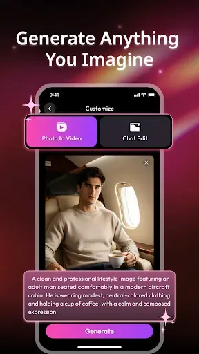 Скриншот 4 — Pixi Ai：Photo Magic&Ai Video