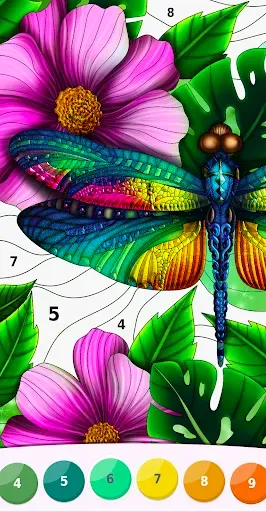 Скриншот 2 — Релакс - раскраски по номерам