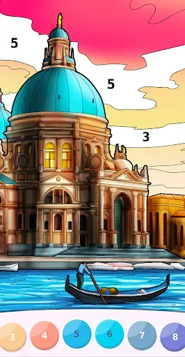 Скриншот 5 — Релакс - раскраски по номерам
