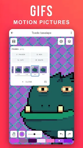 Скриншот 3 — Pixilart - Make Pixel Art