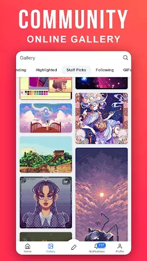 Скриншот 5 — Pixilart - Make Pixel Art