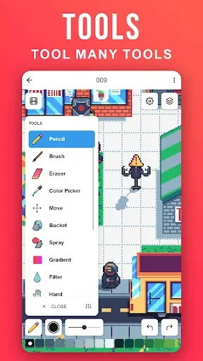 Скриншот 6 — Pixilart - Make Pixel Art