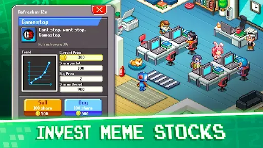 Скриншот 1 — Tap Tap Trillionaire: 8 Bits