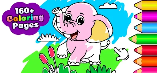 Скриншот 1 — Kids Drawing & Coloring Games
