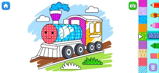 Скриншот 2 — Kids Drawing & Coloring Games