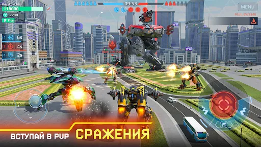 Скриншот 1 — War Robots: онлайн шутер PvP