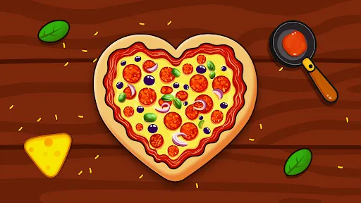 Скриншот 1 — Pizza Maker Kids Cooking Games