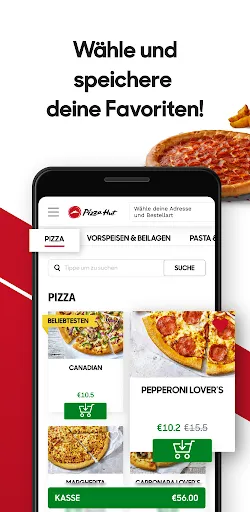 Скриншот 2 — Pizza Hut Deutschland