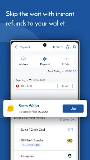 Скриншот 5 — Sastaticket.pk Flights, Bus