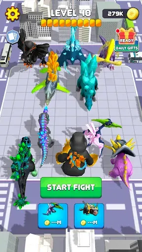 Скриншот 1 — Merge Kog Godzilla Vs Динозавр