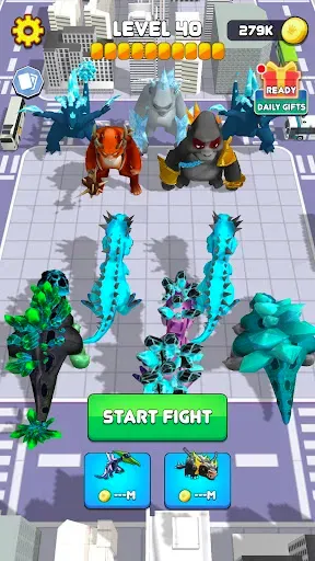 Скриншот 5 — Merge Kog Godzilla Vs Динозавр