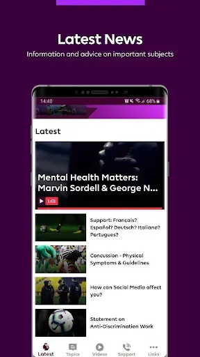 Скриншот 4 — Premier League Player App