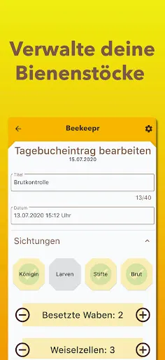 Скриншот 3 — Beekeepr – Für Imker & Gärtner