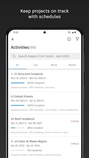 Скриншот 1 — PlanGrid Build для площадки
