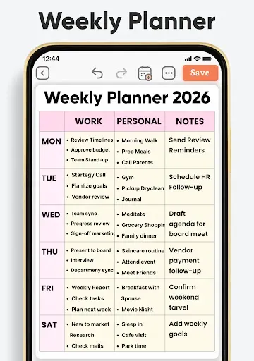 Скриншот 2 — Daily Planner, To Do List