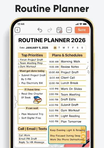 Скриншот 3 — Daily Planner, To Do List