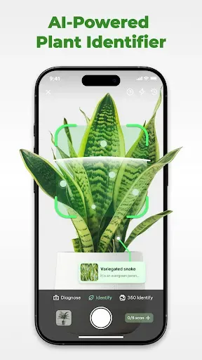 Скриншот 1 — Plant Identifier & Plant Care