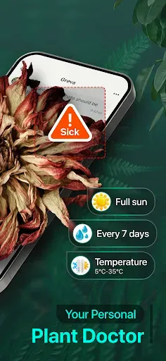Скриншот 2 — PlantAI: Identifier & Diagnose