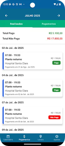 Скриншот 2 — Plantãozinho