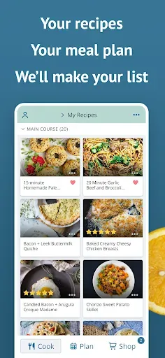 Скриншот 1 — Plan to Eat: Meal Planner