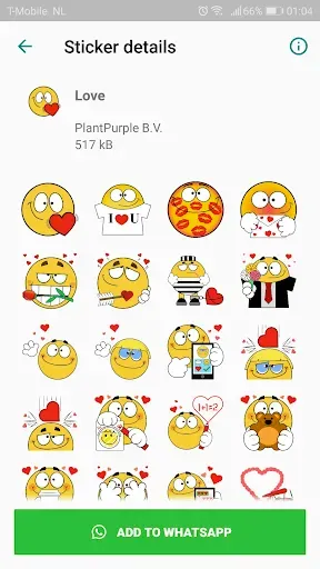 Скриншот 4 — Emojidom WAStickerApps стикеры