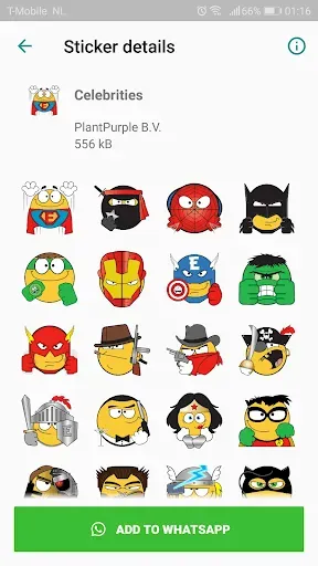 Скриншот 5 — Emojidom WAStickerApps стикеры
