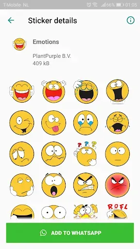 Скриншот 6 — Emojidom WAStickerApps стикеры