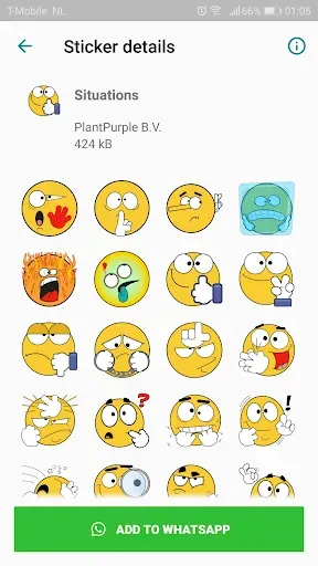 Скриншот 7 — Emojidom WAStickerApps стикеры