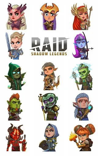 Скриншот 4 — Стикеры Raid: Shadow Legends д