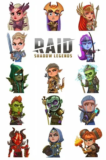 Скриншот 7 — Стикеры Raid: Shadow Legends д