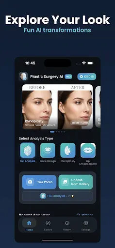 Скриншот 1 — Nose Job - Plastic Surgery AI
