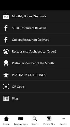 Скриншот 2 — Eatz 365 Platinum Dining Club