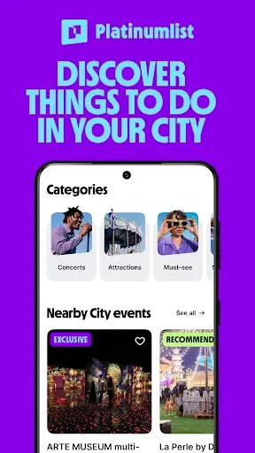 Скриншот 1 — Platinumlist: Events & Tickets