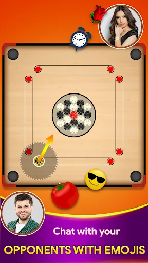 Скриншот 3 — Carrom board game - Carrom Pro