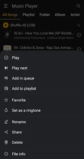 Скриншот 3 — Music Player