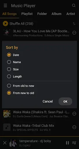 Скриншот 4 — Music Player