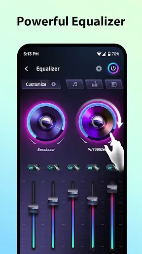 Скриншот 3 — плеер для музыки - mp3 плеер