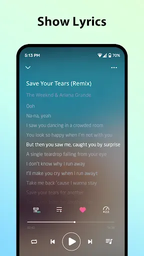 Скриншот 5 — плеер для музыки - mp3 плеер
