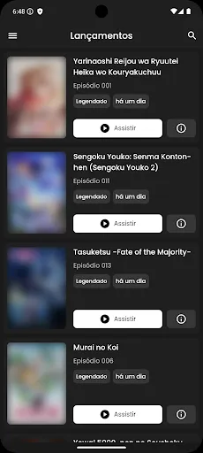 Скриншот 1 — Play Animes TV