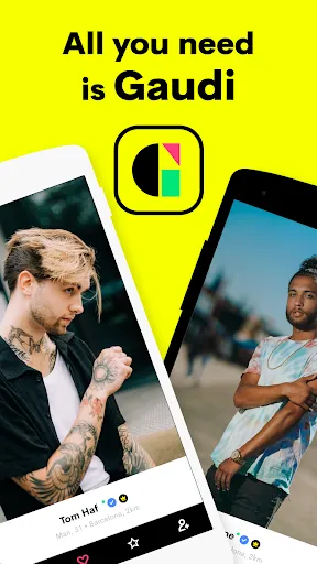 Скриншот 1 — Gaudi: Gay Guys, Chat & Dating