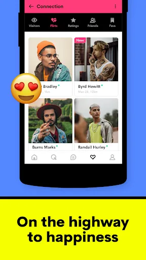 Скриншот 3 — Gaudi: Gay Guys, Chat & Dating