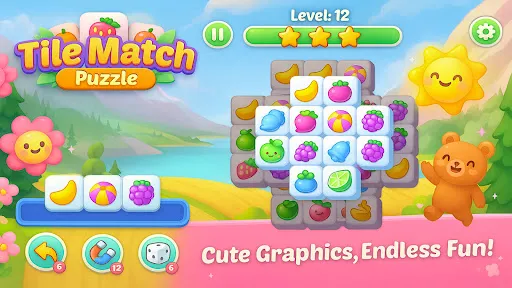 Скриншот 2 — Tile Match 3 - Puzzle Game